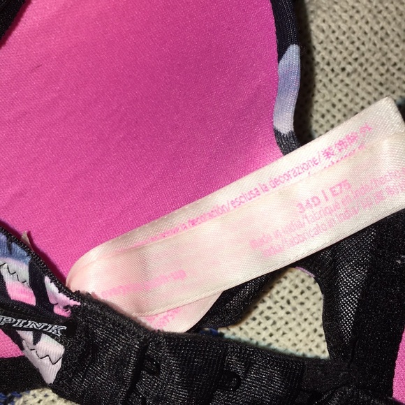 New PINK Push Up Bra 34D - Picture 2 of 3